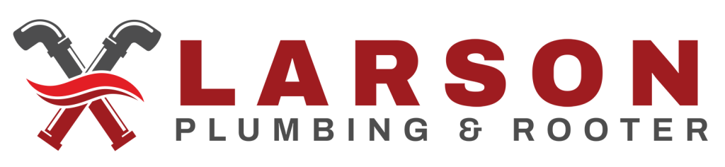 larson plumbing and rooter logo landscape